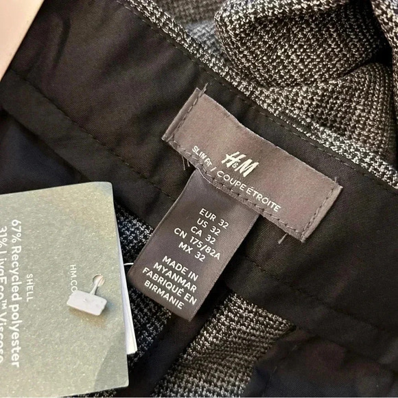 NWT H&M slim fit pants  32x30 - Picture 5 of 11